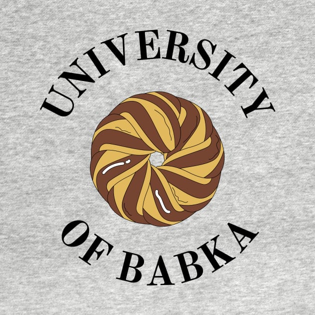 University of Babka by Scrabble Shirt Bizarre